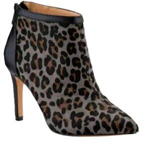 Adrienne Vittadini Leopard Print Booties